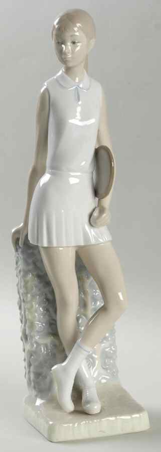 Sports Tennis Player-Young Female - No Box by Lladro-1