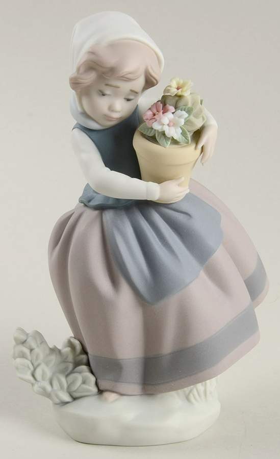 Children with Flowers Spring Is Here - No Box by Lladro-1