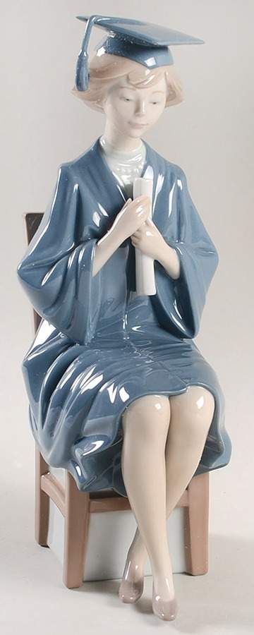 Professionals Girl Graduate - Boxed by Lladro-1