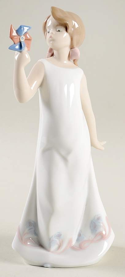 Children Playing Pretty Pinwheel - Boxed by Lladro-1