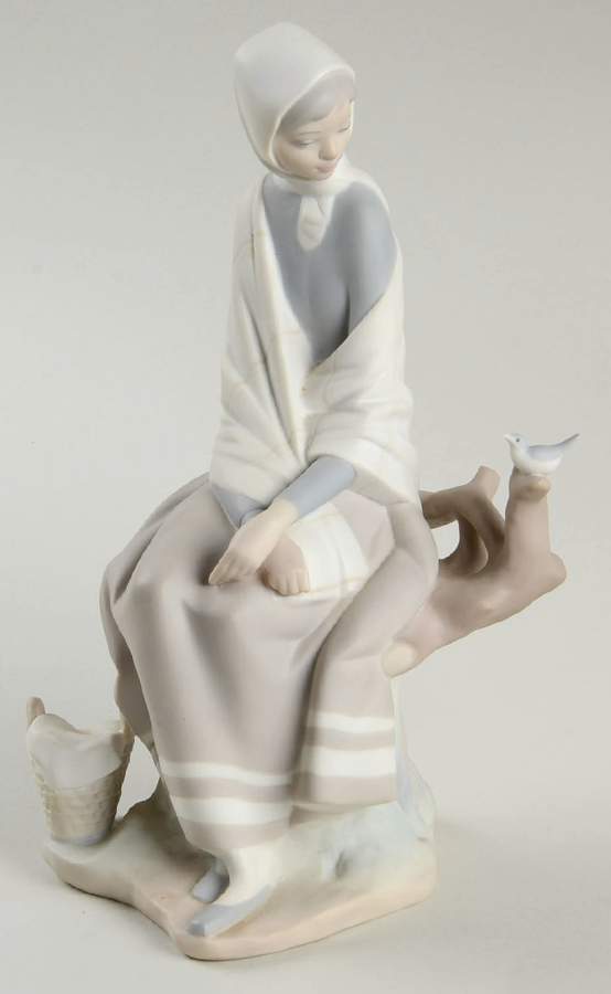 Shepherd and Shepherdess New Shepherdess - No Box by Lladro-1