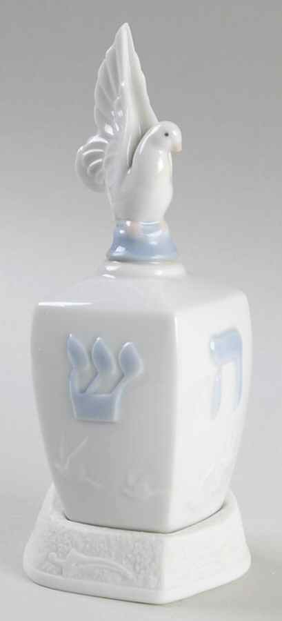 Judaic Collection Dreidel With Dove - Boxed by Lladro-1