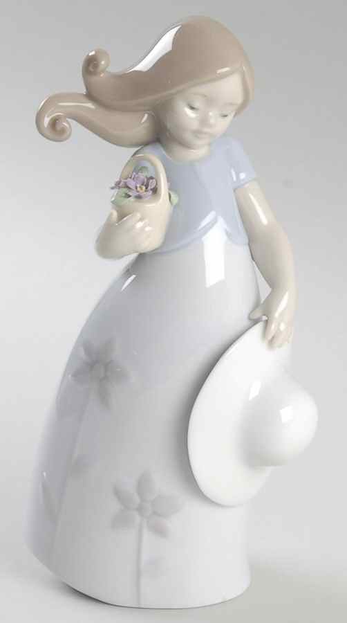 Children with Flowers Little Violet - Boxed by Lladro-1