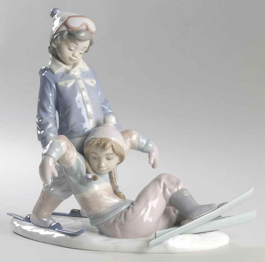 Children Playing One More Try - No Box by Lladro-1