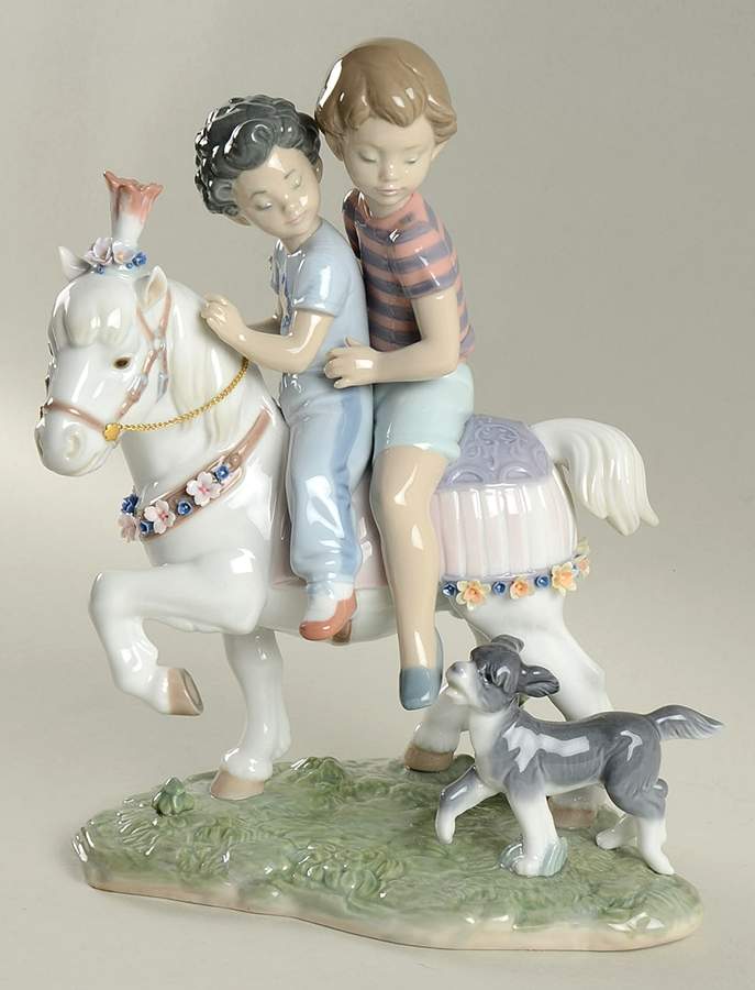 Children with Animals Pony Ride - No Box by Lladro-1