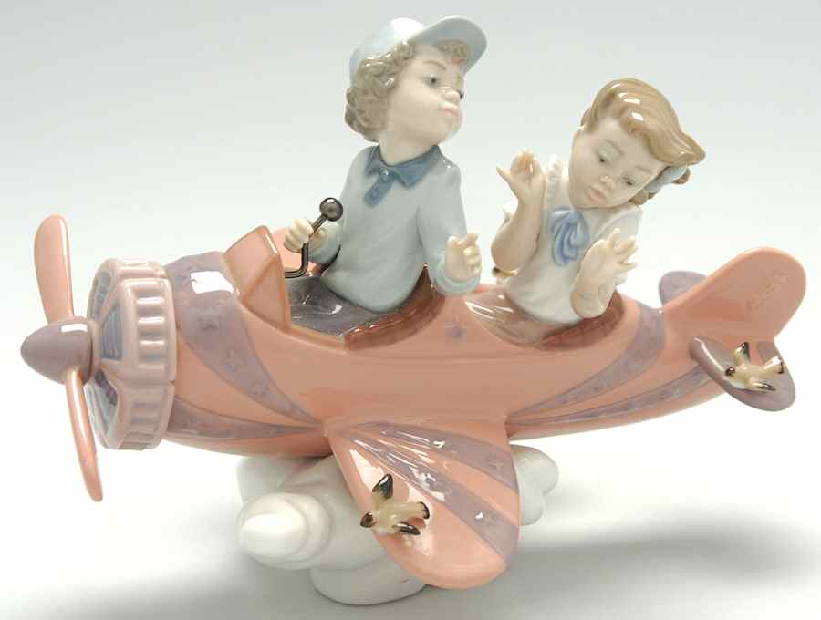 Children Playing Don't Look Down - No Box by Lladro-1