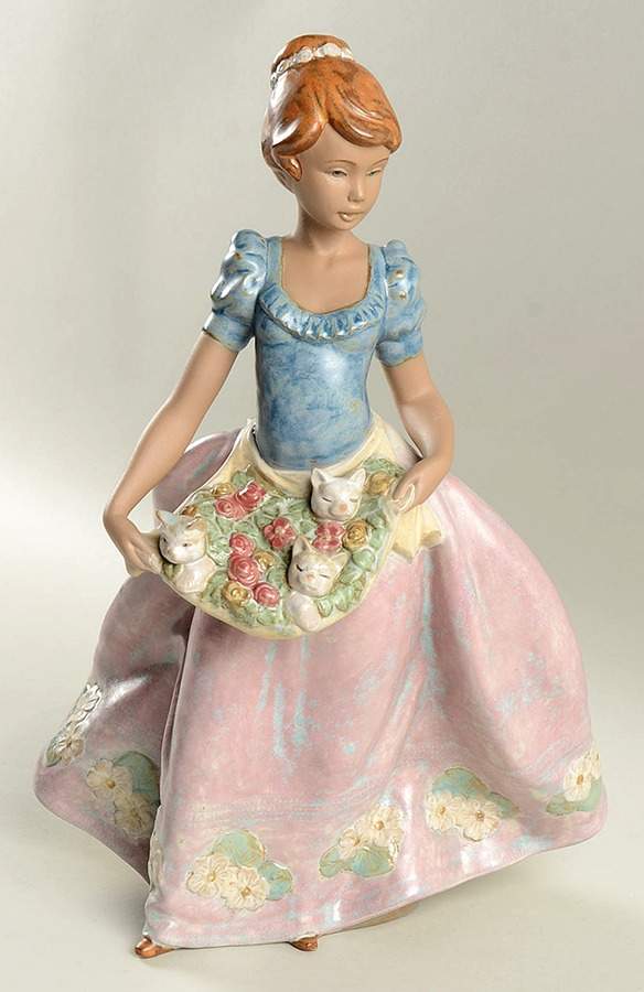 Children with Flowers An Apron Full Of Joy - Boxed by Lladro-1