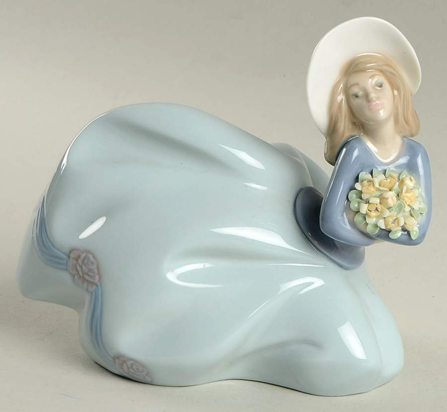 Girls on a Windy Day Garden Treasures - Boxed by Lladro-1