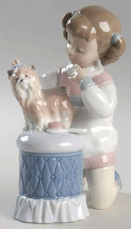 Children with Animals My Pretty Puppy - Boxed by Lladro-1