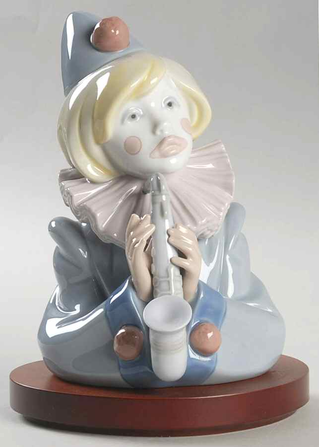 Commedia Dell'Arte Sad Note - Boxed by Lladro-1