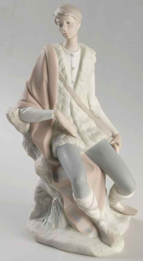 Shepherd and Shepherdess New Shepherd - No Box by Lladro-1
