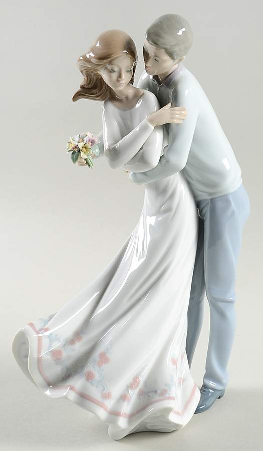 Romance (Couples) Love's Embrace - Boxed by Lladro-1
