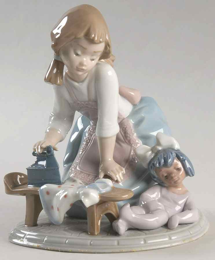 Children Playing My Chores - No Box by Lladro-1