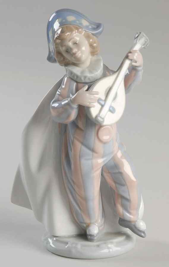 Commedia Dell'Arte Mandolin Serenade - No Box by Lladro-1
