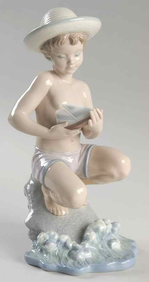 Children Playing By The Seashore - Boxed by Lladro-1