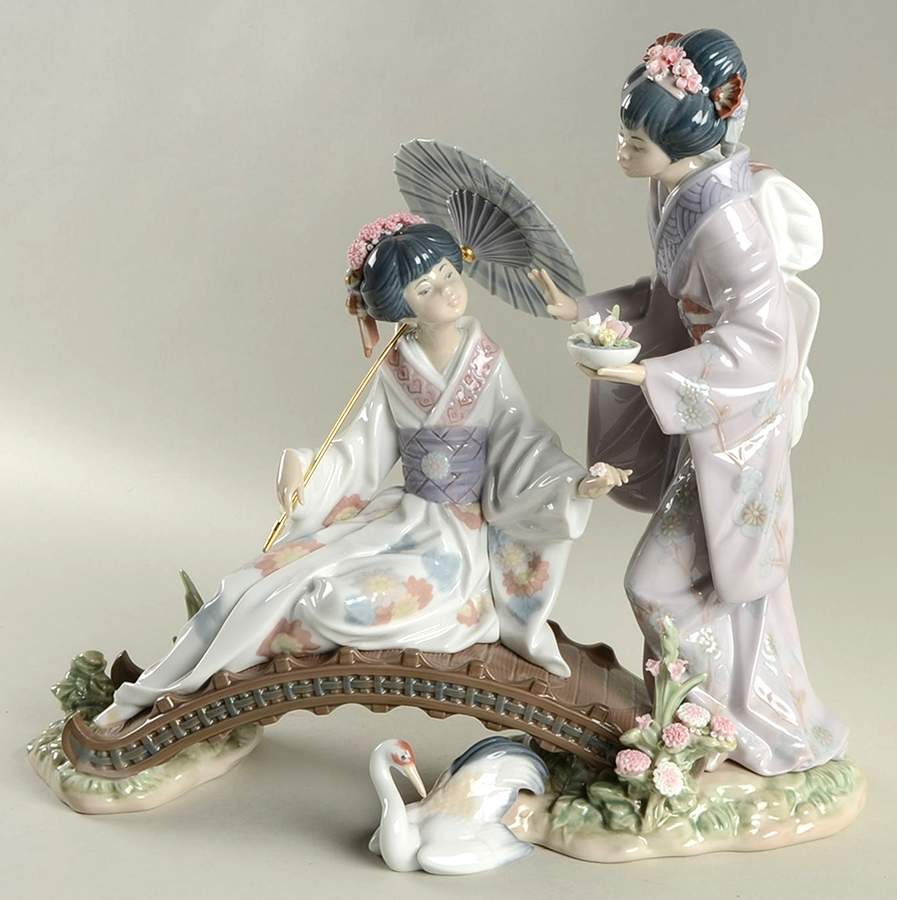 Asian Inspiration Springtime In Japan - No Box by Lladro-1