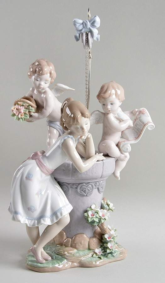 Angels and Cherubs May Your Wish Come True - No Box by Lladro-1