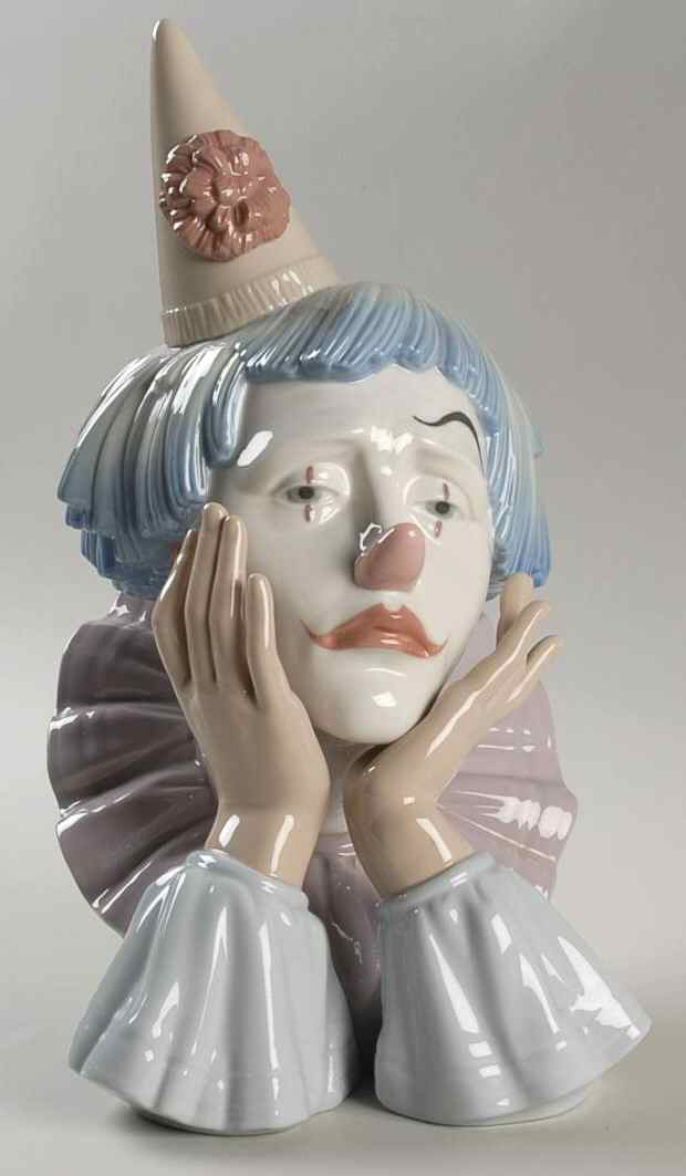 Commedia Dell'Arte Jester  - No Box by Lladro-1