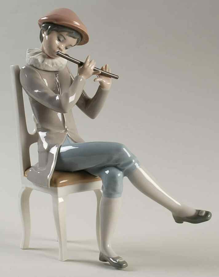Musical Boy With Flute - Boxed by Lladro-1