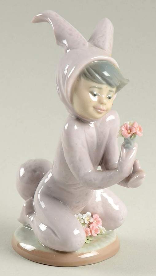 Bunny Boy Boy & His Bunny - Boxed by Lladro-1