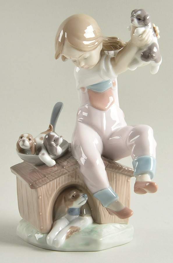 Children with Animals Pick Of The Litter - With Box by Lladro-1