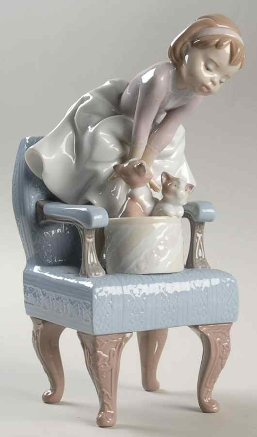Children with Animals Purr-Fect Companions - Boxed by Lladro-1