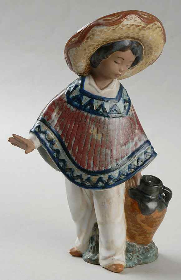 Spanish Traditions Pedro With Jug - Boxed by Lladro-1