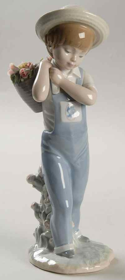 Children with Flowers Flower Harvest - No Box by Lladro-1