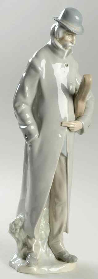 Musical Old Man With Violin - Boxed by Lladro-1