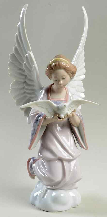 Angels and Cherubs Angel Of Peace - Boxed by Lladro-1