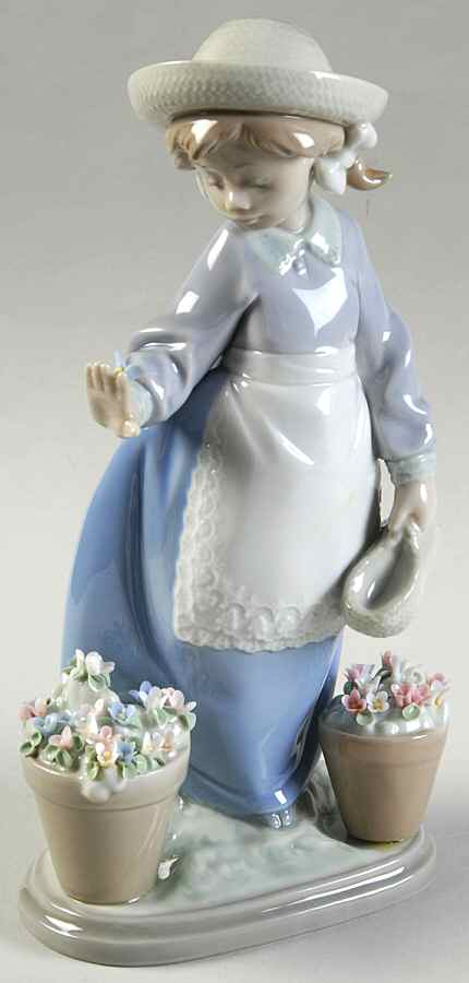 Children with Flowers Hello, Flowers - Boxed by Lladro-1