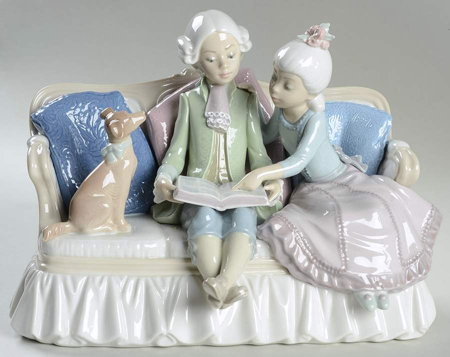 Children with Animals Storytime - No Box by Lladro-1