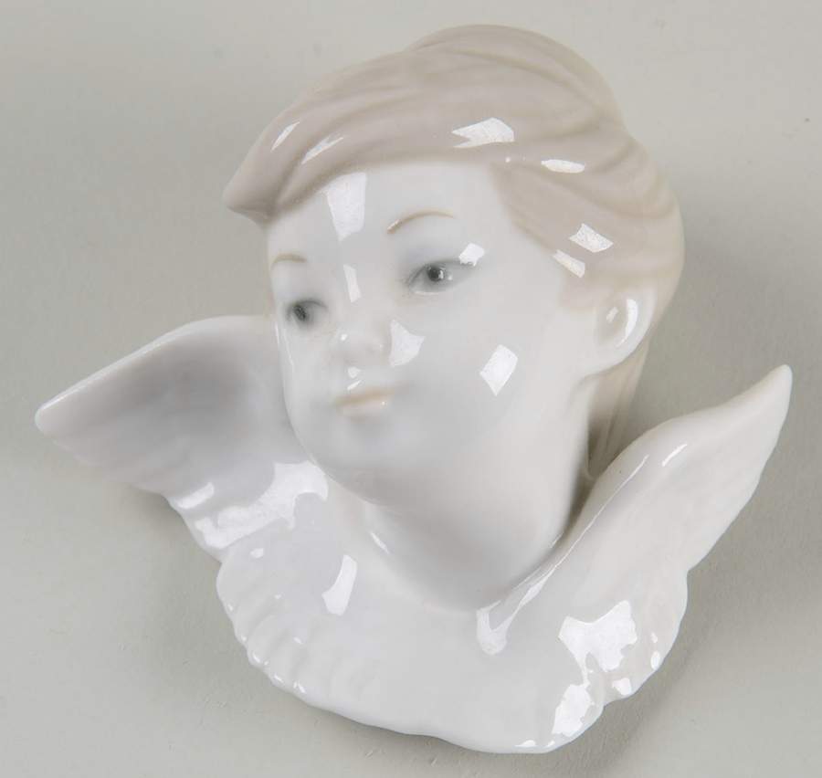 Angels and Cherubs Angel's Head #1 - Boxed by Lladro-1