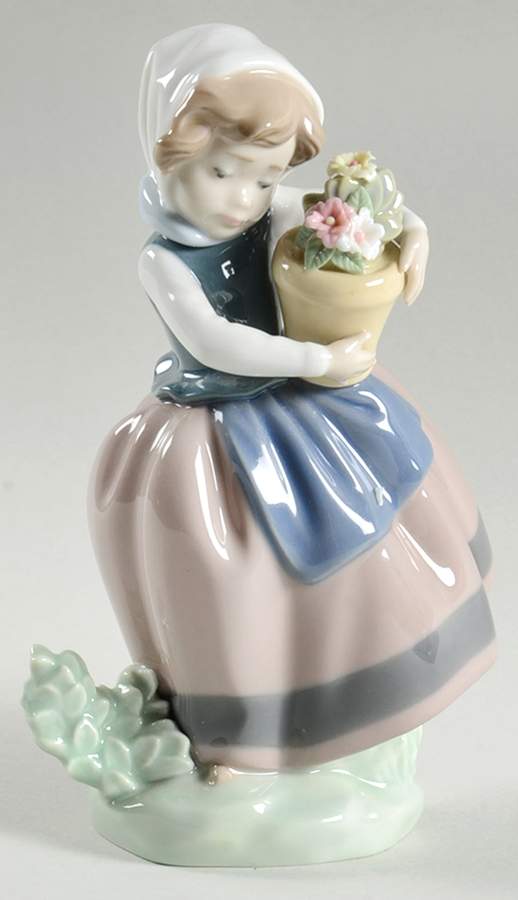 Children with Flowers Spring Is Here - Boxed by Lladro-1