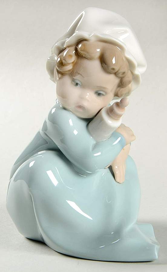 Baby Group Baby Holding Bottle - Boxed by Lladro-1
