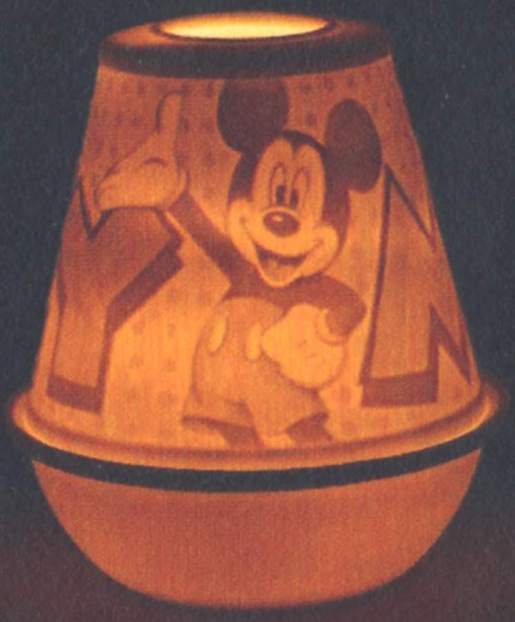Lithophane Candle Votive Mickey Mouse - With Box by Lladro-1