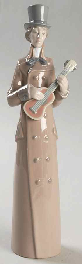 Musician Hat Trio Musician With Guitar - No Box by Lladro-1