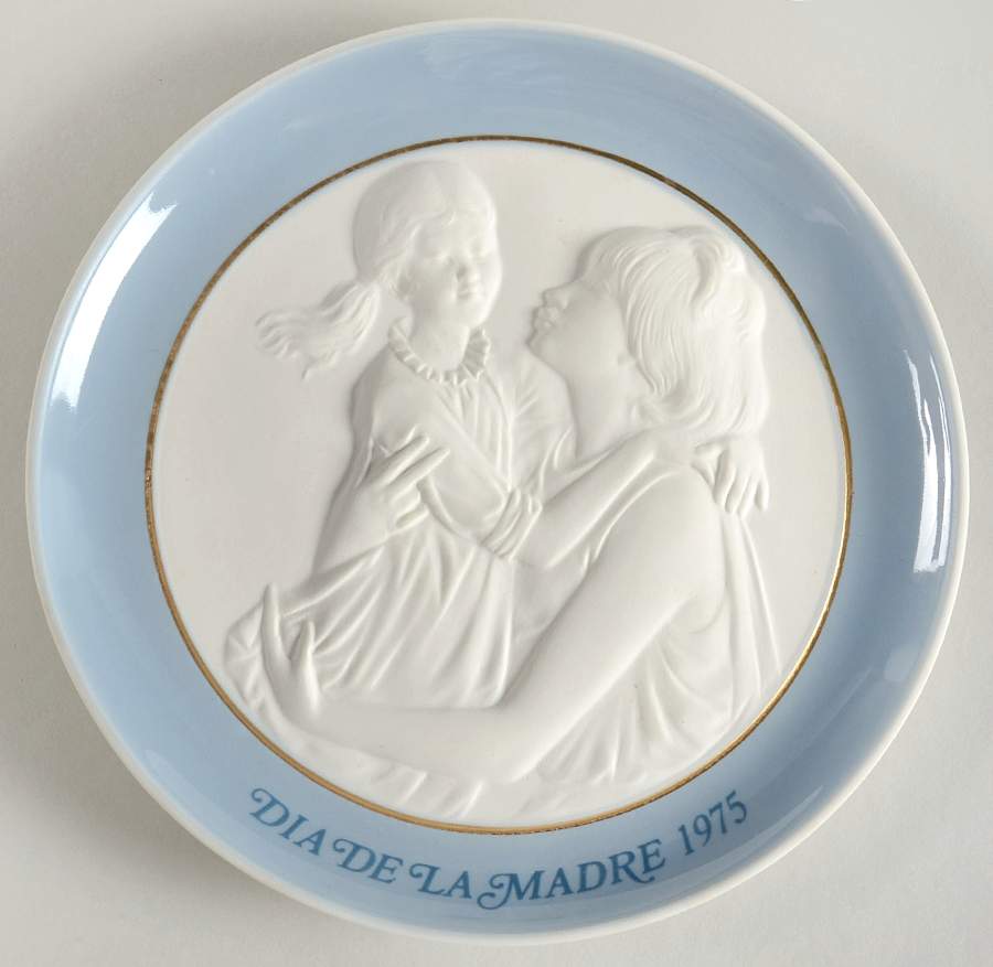 Mothers Day Plate-Annual Mother And Child-L7013 - Boxed by Lladro-1