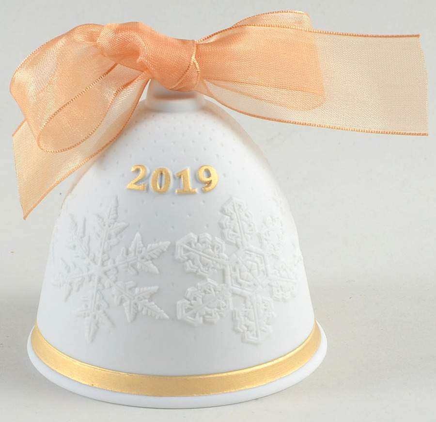 Annual Christmas Bell 2019 Re-Deco Gold L8447 - Boxed by Lladro-1