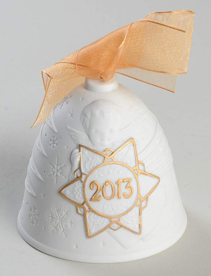 Annual Christmas Bell 2013 Re-Deco Gold L8377 - Boxed by Lladro-1