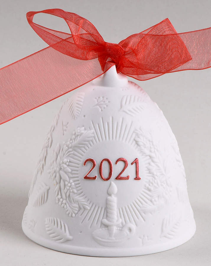 Annual Christmas Bell 2021 Annual Bell - Red - With Box 53 by Lladro-1
