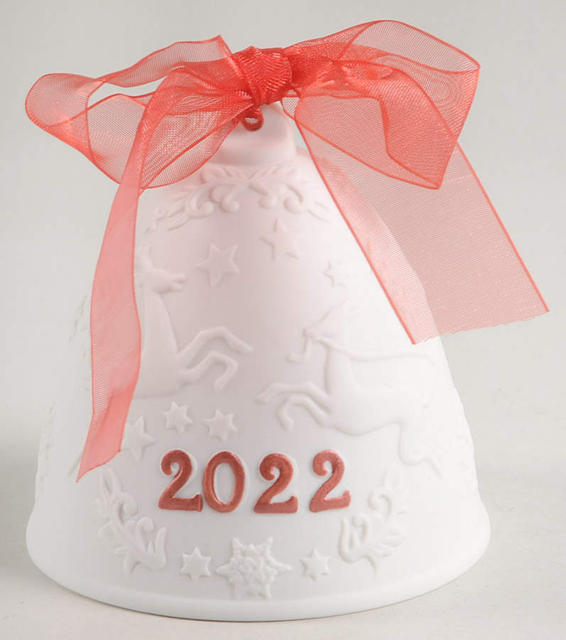 Annual Christmas Bell 2022 Annual Bell Re-Deco Red - Boxed by Lladro-1