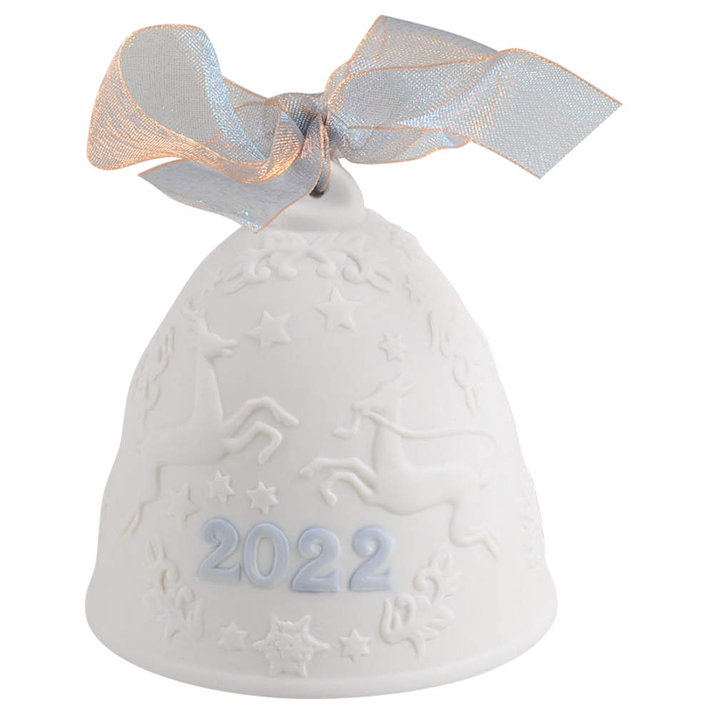 Annual Christmas Bell 2022 Annual Bell - Blue - Boxed by Lladro-1