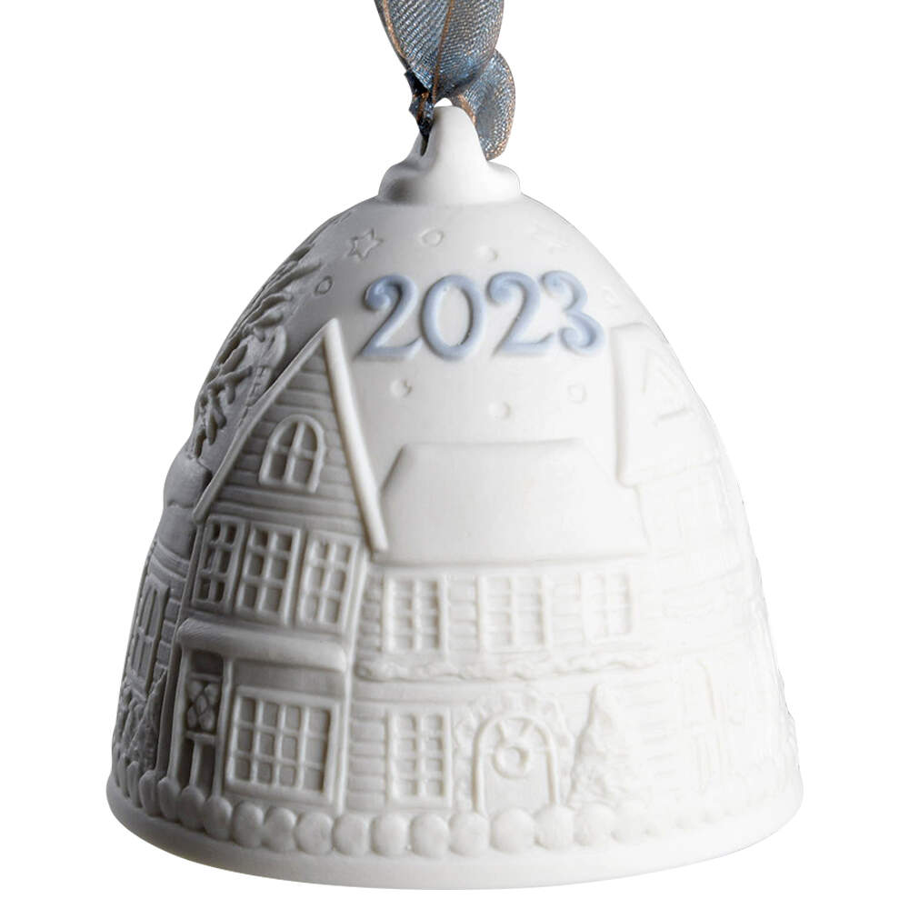 Annual Christmas Bell 2023 Annual Bell - Blue - No Box by Lladro-1