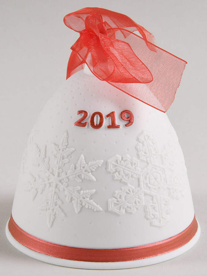Annual Christmas Bell 2019 Re-Deco Red L8448 - Boxed by Lladro-1