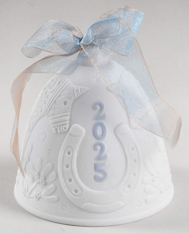 Annual Christmas Bell 2025- Annual Bell- Blue - With Box by Lladro-1