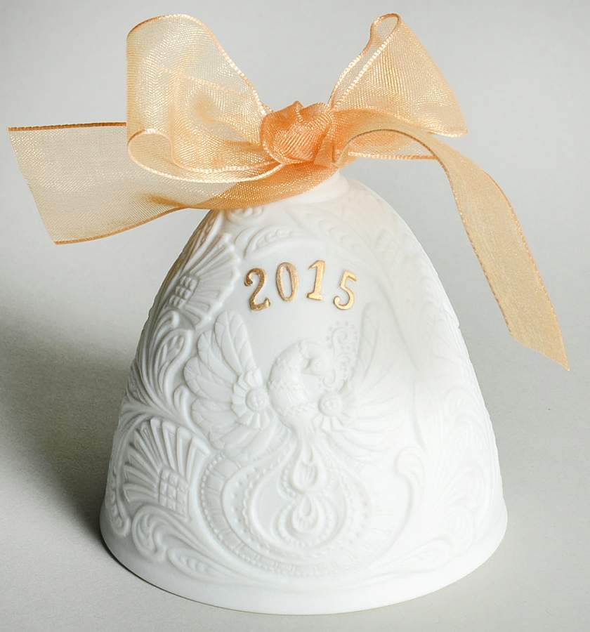 Annual Christmas Bell 2015 Re-Deco Gold L8408 - Boxed by Lladro-1
