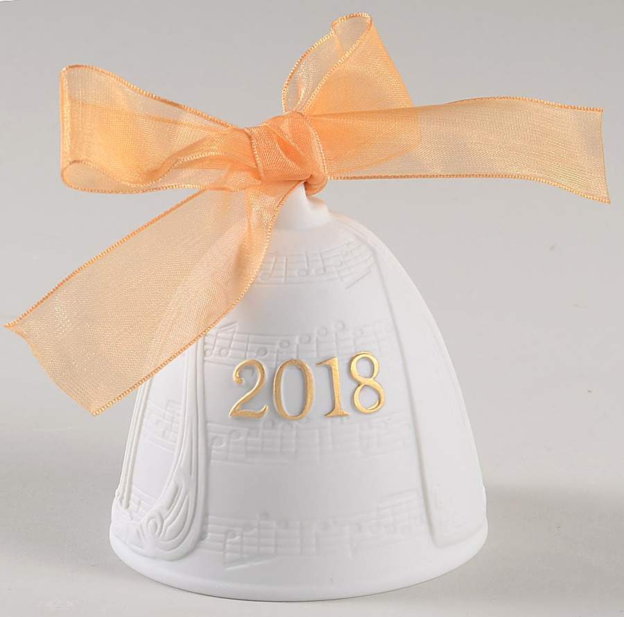Annual Christmas Bell 2018 Re-Deco Gold L8438 - Boxed by Lladro-1