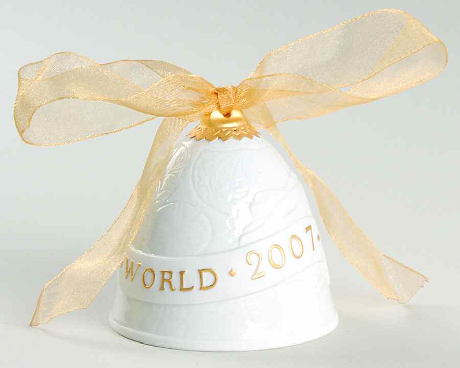 Annual Christmas Bell 2007-L7093g Re-Deco - Boxed by Lladro-1