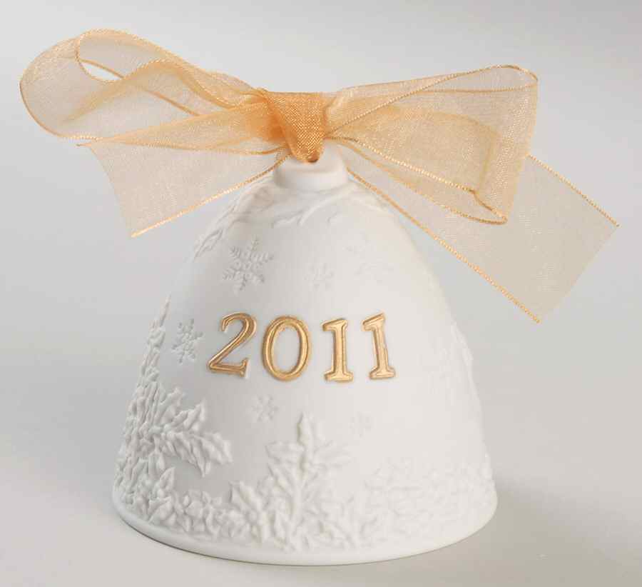 Annual Christmas Bell 2011 Re-Deco Gold-L8349 - Boxed by Lladro-1